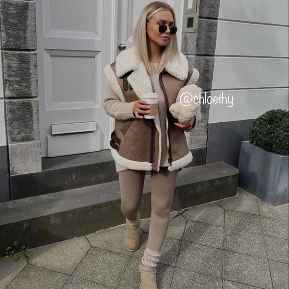 Zara COMBINATION FLEECE VEST - Picture 12 of 16